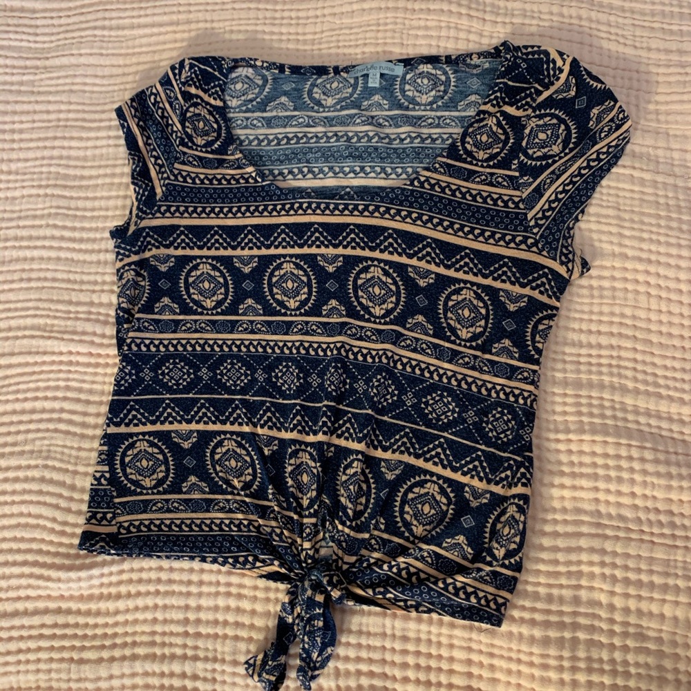 Coachella/Festival Native/Tribal Print Blouse